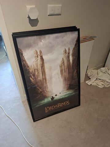 Lord of the Rings poster + lijst beschikbaar voor biedingen