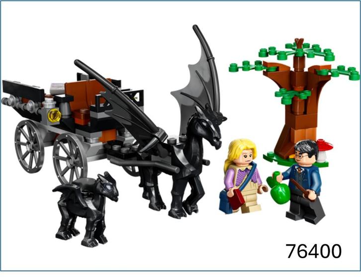 Lego Harry Potter 76400 Zweinstein Rijtuig en Thestralissen, Kinderen en Baby's, Speelgoed | Duplo en Lego, Zo goed als nieuw