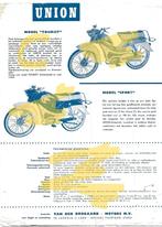 Union Tourist Union Sport bromfiets folder, Fietsen en Brommers, Ophalen of Verzenden, Zo goed als nieuw