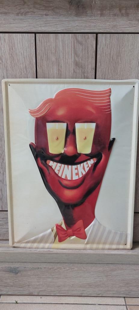 reclamebord Heineken, Verzamelen, Biermerken, Nieuw, Reclamebord, Plaat of Schild, Heineken, Ophalen of Verzenden