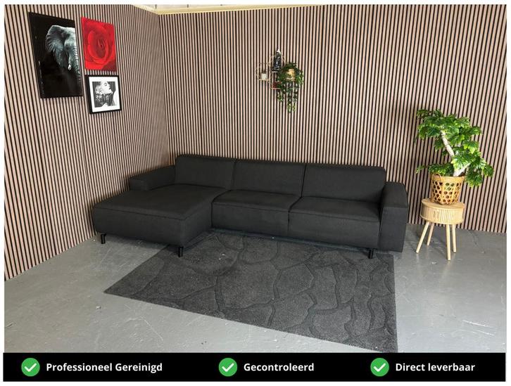 GRATIS LEVERING InHouse Loungebank 315x160 GEREINIGD, Huis en Inrichting, Banken | Bankstellen, Zo goed als nieuw, Hoekbank, Vierpersoons of meer