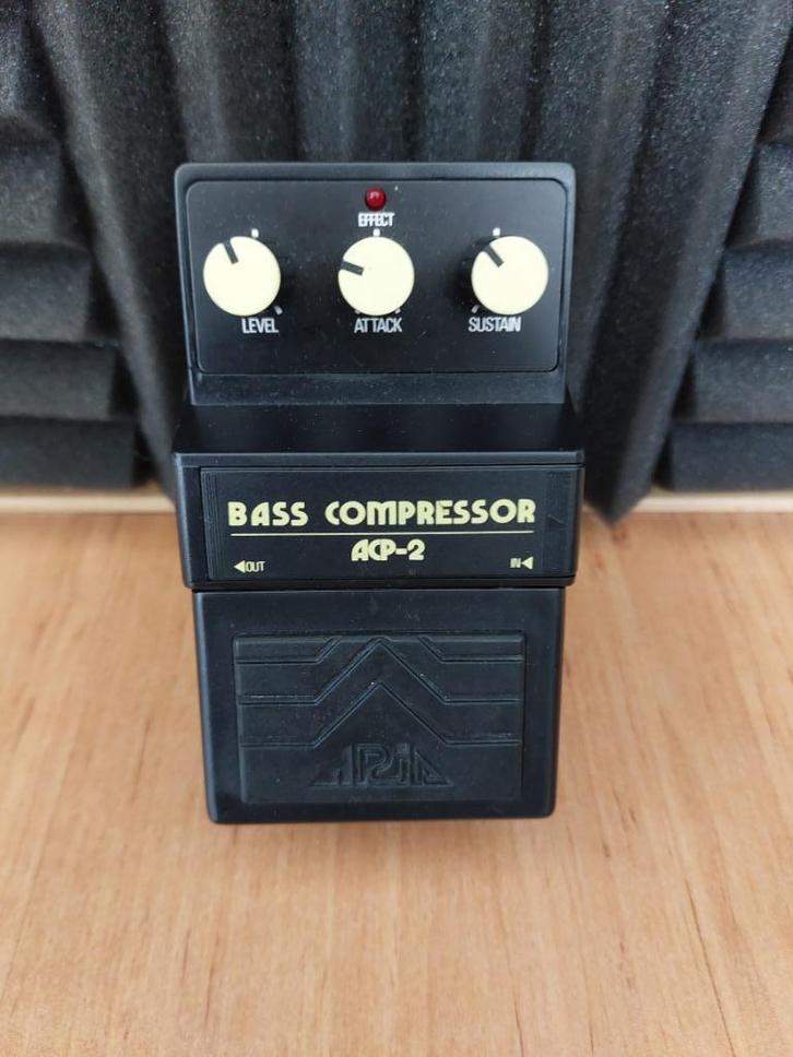 Aria ACP-2 Bass Compressor 1980's bas gitaar, Muziek en Instrumenten, Effecten, Zo goed als nieuw, Distortion, Overdrive of Fuzz