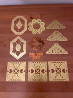 12 Metalen borduur, pons, embossingstencils, Ophalen of Verzenden, Zo goed als nieuw, Overige thema's, Pons of Mal
