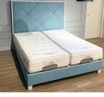 Treca de Paris Carat Brut Hoofdbord 186 breed x165 hoog, Huis en Inrichting, Slaapkamer | Bedden, Ophalen, Blauw, Overige maten