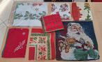 Te koop diverse nieuwe kerstkleedjes en een kussenhoes., Diversen, Kerst, Ophalen of Verzenden, Zo goed als nieuw