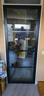 Stijlvolle industriële glazen binnendeur, 80 tot 100 cm, Binnendeur, Ophalen of Verzenden, Zo goed als nieuw