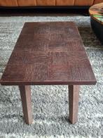 Bijzettafel handgemaakt van Wengéhout nieuw, Ophalen, Minder dan 45 cm, Minder dan 55 cm, Nieuw