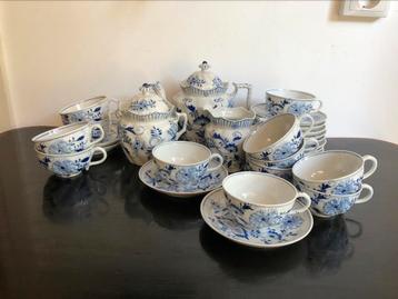 Regout Maastricht Zwiebelmuster Theeservies ca 1883-1888 beschikbaar voor biedingen