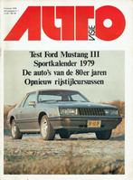 Autovisie 1979 nr. 1 (o.a. Ford Mustang III Ghia 5.0), Gelezen, Algemeen, Verzenden