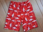 HEMA zwemshort rood hawaiprint maat M, Kleding | Heren, Badmode en Zwemkleding, Hema, Maat 48/50 (M), Ophalen of Verzenden, Zwemshort