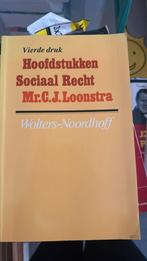 Loonstra - Hoofdstukken sociaal recht, Boeken, Verzenden, Zo goed als nieuw, Nederlands, Loonstra