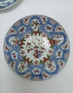 groot aardewerk bord, Delfts polychroom handbeschilderd, Antiek en Kunst, Ophalen