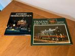 2x Antieke modeltreinboeken, Verzamelen, Spoorwegen en Tramwegen, Ophalen of Verzenden, Zo goed als nieuw, Trein, Overige typen