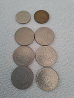 8 Franse munten, jaren 60/70, Ophalen of Verzenden, Frankrijk, Losse munt