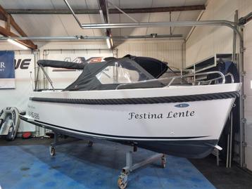 Maxima 620 Retro Tender 50PK BBM Honda, Biminitop, Wit beschikbaar voor biedingen