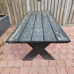 Tuintafel, Tuin en Terras, Tuintafels, Ophalen, Gebruikt, Rechthoekig, Hout