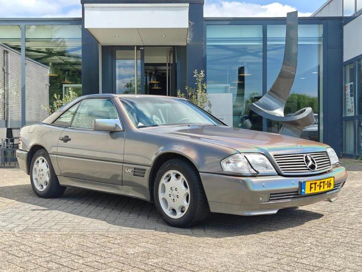 Mercedes-Benz SL 6.0 600 SL V12 AUT U9 1992 Parelmoer grijs!, Auto's, Mercedes-Benz, Particulier, SL, Benzine, Cabriolet, Automaat