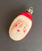 Vintage oude glazen kerstbal kerstman kerst 6 cm, Verzenden, Zo goed als nieuw