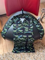 Tante Betsy Jurk S - Antraciet Bloemen Libellen, Tante Betsy, Zwart, Ophalen of Verzenden, Knielengte