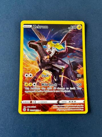 Pokemon trainer gallery kaart zekrom tg05 brilliant stars beschikbaar voor biedingen