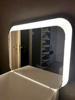IKEA Storjorm spiegel met lamp, wit., Huis en Inrichting, Woonaccessoires | Spiegels, Ophalen, Zo goed als nieuw