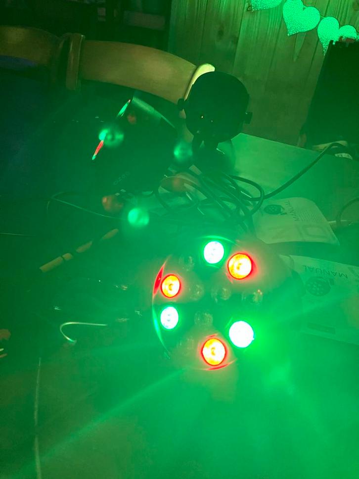 4x Nieuwe Ibiza Light LED PAR - Nooit Gebruikt!, Muziek en Instrumenten, Licht en Laser, Nieuw, Licht, Geluidgestuurd, Ophalen