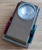 Militaire zaklamp, met verwisselbare rode en groene lens, Caravans en Kamperen, Ophalen of Verzenden, Gebruikt, Batterij