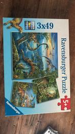 Ravensburger Dino’s 3x49 stukjes 5+, Ophalen of Verzenden