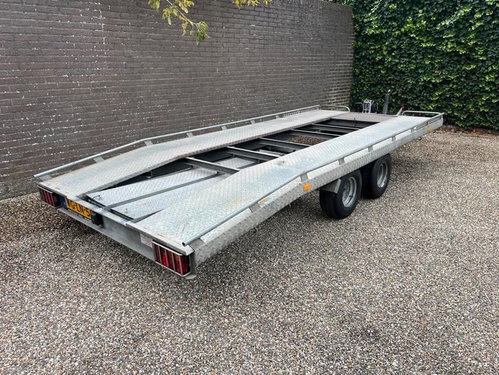 Verdonk autotransporter/ambulance aanhanger, Auto diversen, Aanhangers en Bagagewagens, Gebruikt, Ophalen