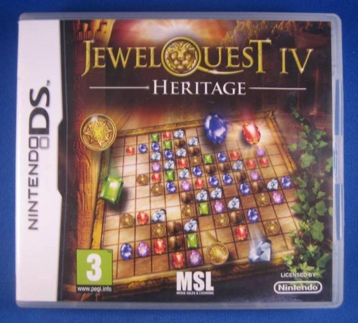 Jewel Quest IV Heritage - DS, Spelcomputers en Games, Games | Nintendo DS, Zo goed als nieuw, 1 speler, Vanaf 3 jaar, Ophalen of Verzenden