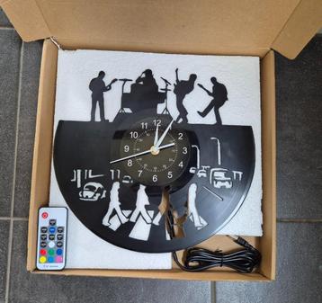 LP Klok/ Vinyl wand klok The Beatles met ledverlichting AB beschikbaar voor biedingen
