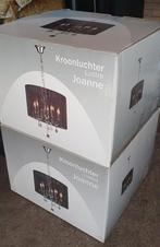 2 Stuks Kroonluchter Lustre Joanne - Zo goed als nieuw!, Ophalen, Zo goed als nieuw, Glas