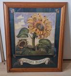 Ingelijste prent: "Sunflower Growers", Ophalen of Verzenden, Hout, Minder dan 50 cm, Minder dan 50 cm