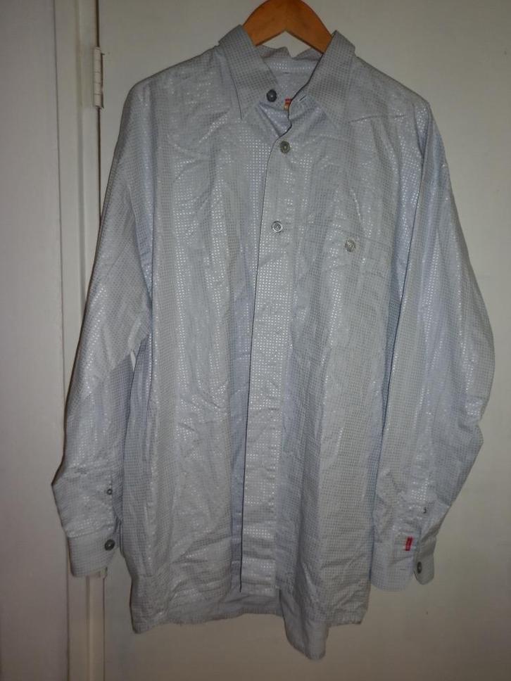 overhemd maat M wide fit)    merk : Signum, Kleding | Heren, Overhemden, Halswijdte 39/40 (M), Blauw, Ophalen of Verzenden