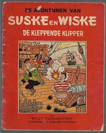 De Kleppende Klipper Suske en Wiske 1958 24 1ste druk