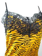 Nieuwstaat Soaked in Luxury zebra top geel zwart maat M, Maat 38/40 (M), Soaked in Luxury, Geel, Ophalen of Verzenden