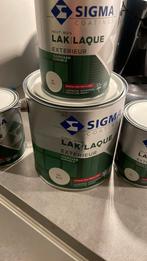 ACTiE!! Sigma 9010 hooglans exterieur 1x2,5 l. En 3 x 0,75nl, Ophalen of Verzenden, Nieuw, Wit, Verf