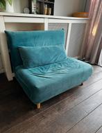Bank slaapbank (1 persoons), Huis en Inrichting, Slaapkamer | Slaapbanken, Ophalen, Gebruikt, Eenpersoons, Overige maten