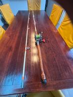 Boot / strandhengel vintage met Penn reel, Watersport en Boten, Hengelsport | Zeevissen, Ophalen of Verzenden, Gebruikt, Werphengel