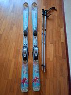 Sierlijke Rossignol ski's 146cm met stokken 110cm, Ophalen, 140 tot 160 cm, Gebruikt, Rossignol