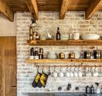 Eiken wandplank - zwevende wandplanken - Barnwood hout!, Huis en Inrichting, Woonaccessoires | Wandplanken en Boekenplanken, Ophalen of Verzenden