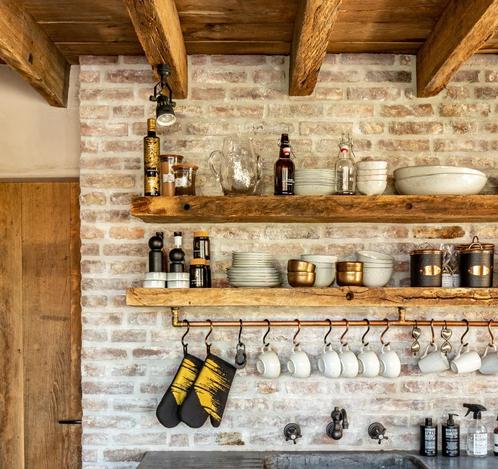 Eiken wandplank - zwevende wandplanken - Barnwood hout!, Huis en Inrichting, Woonaccessoires | Wandplanken en Boekenplanken, Nieuw
