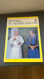 De paus in Nederland 1985 teab, Ophalen of Verzenden, 20e eeuw of later, Zo goed als nieuw