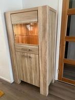 Mooie vitrinekast of buffetkast, Huis en Inrichting, Ophalen, 50 tot 100 cm, Zo goed als nieuw, 150 tot 200 cm