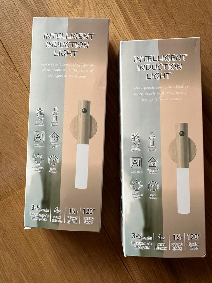 Intelligent Body Sensor Light, Rechargeable Wall LED, Huis en Inrichting, Lampen | Wandlampen, Nieuw, Ophalen