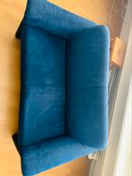Leuk suede  2 persoons bankje, Ophalen, Gebruikt, 75 tot 100 cm, Stof