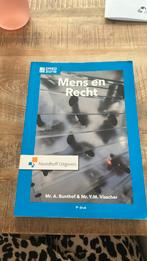 A. Bunthof - Mens en Recht, Sociale wetenschap, Ophalen of Verzenden, Zo goed als nieuw, A. Bunthof; Y.M. Visscher