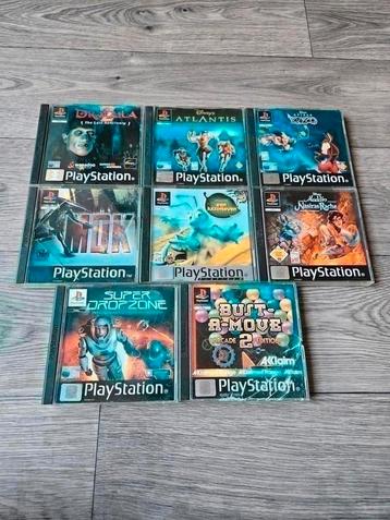 Playstation 1 PS1 games 8 stuks beschikbaar voor biedingen