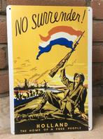 bevrijding metalen Wo2 Propaganda Holland Wandbord, Verzamelen, Militaria | Tweede Wereldoorlog, Verzenden