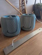 Dubbele hanglamp MADE, Huis en Inrichting, Lampen | Hanglampen, Ophalen, Zo goed als nieuw, Metaal, Minder dan 50 cm